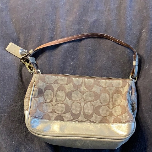 COACH multicolored leather/cloth purse - Picture 2 of 5